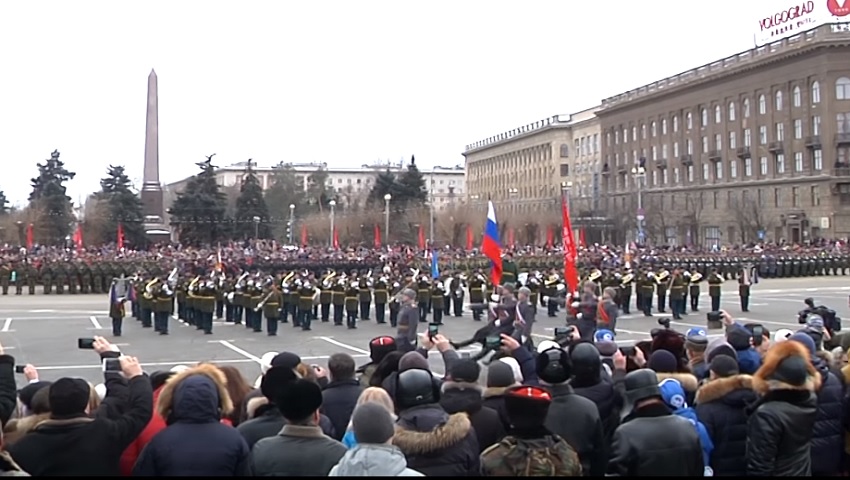 Парад, посвященный 75-летию победы в Сталинградской битве. Часть 1