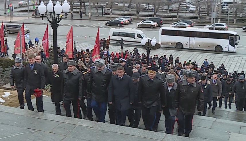 В Волгограде вспомнили погибших в Сталинградской битве солдат