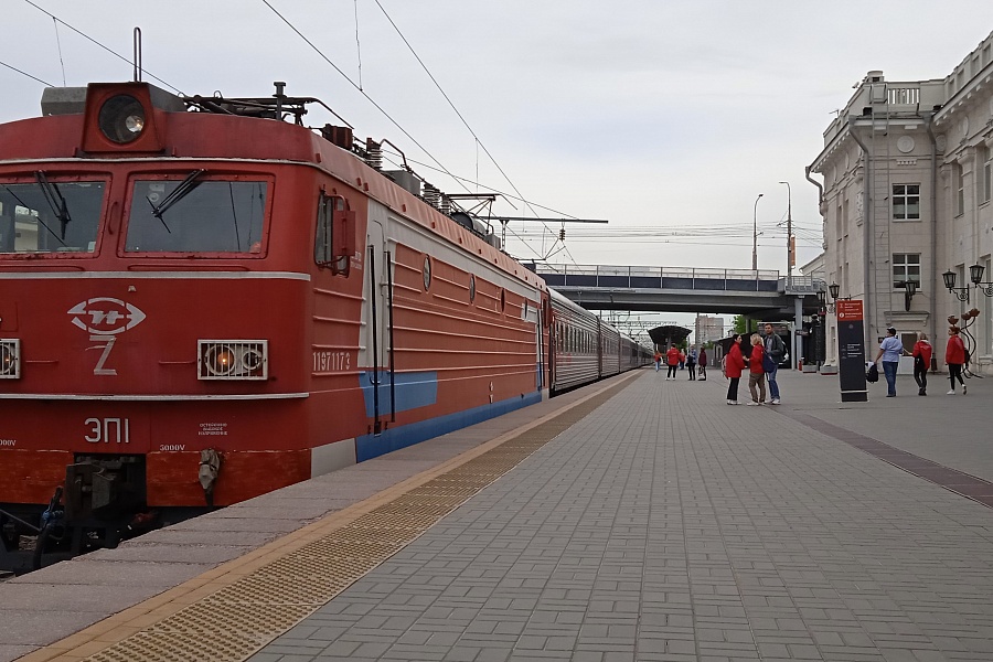 Волгоград встретил туристический поезд