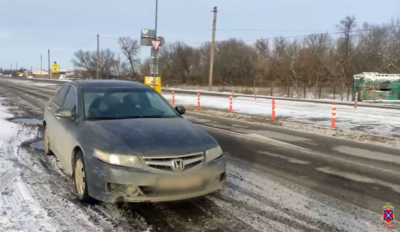 В Волгоградской области задержали «перебитую» Хонду