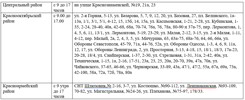 24 апреля в Волгограде ожидается отключение электричества