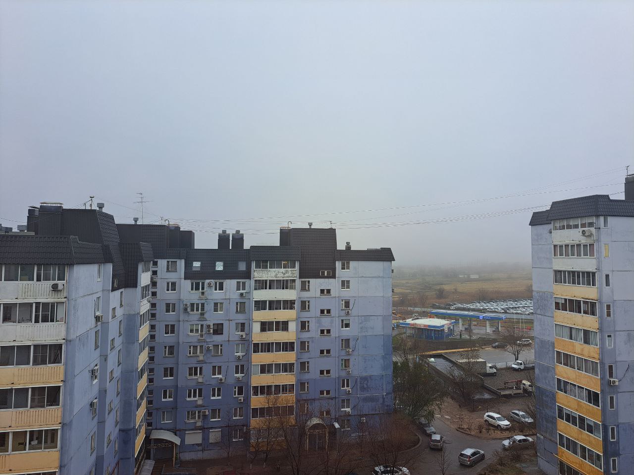 В воскресенье Волгоград оказался во власти тумана