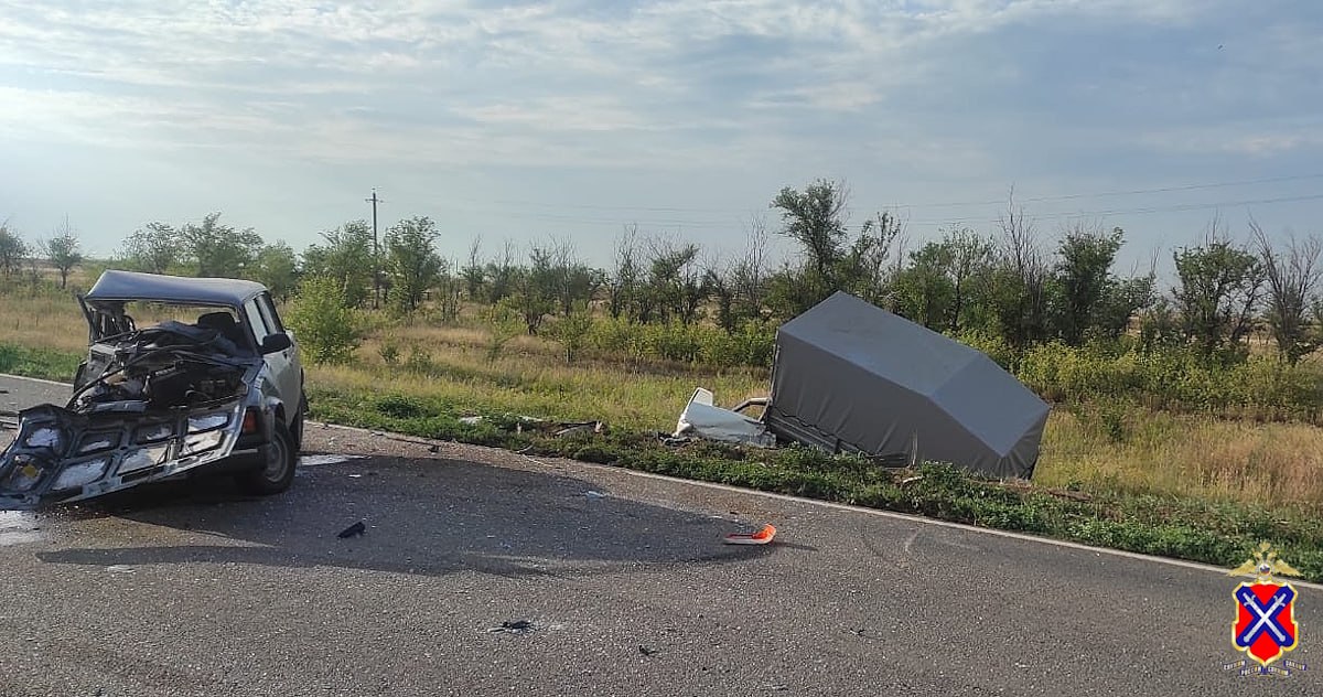 В Волгоградской области в лобовом ДТП погиб человек