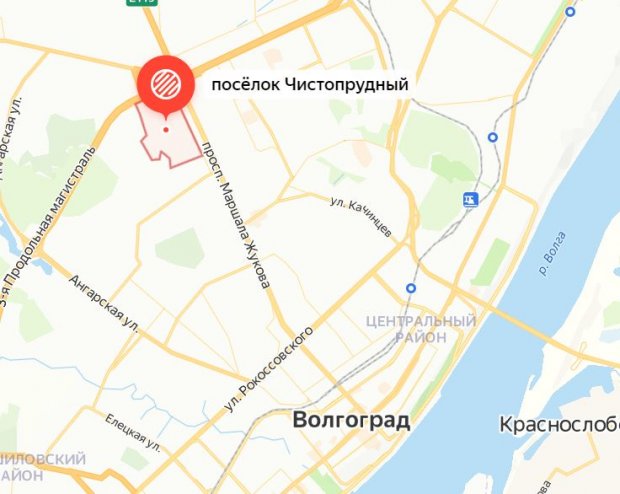 В «Яндекс.Картах» волгоградский поселок Кишечный переименовали в Чистопрудный