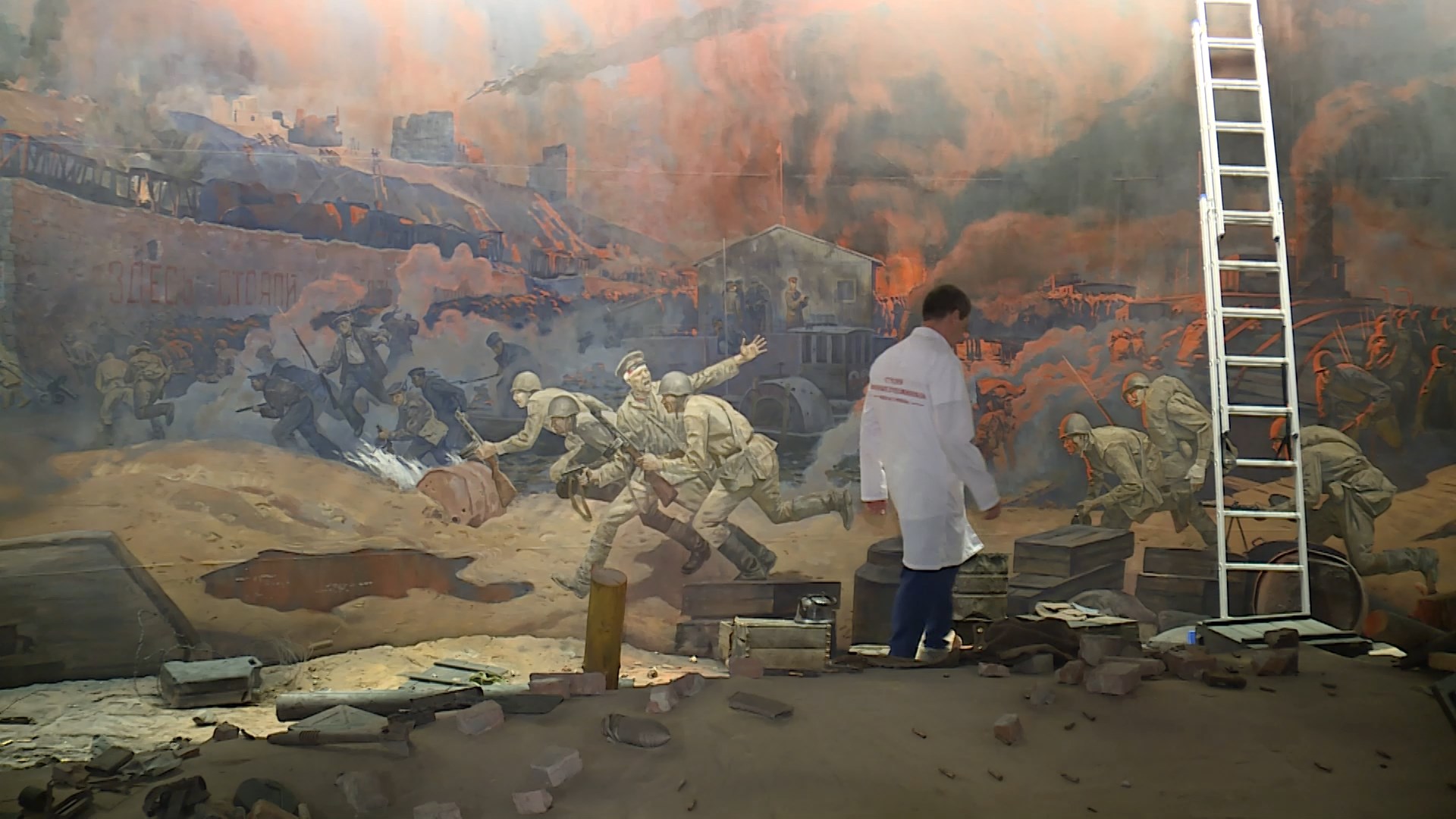 В Волгограде завершена реставрация самого масштабного в стране живописного полотна