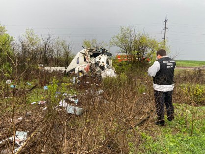 В Волгоградской области разбился вертолет санитарной авиации