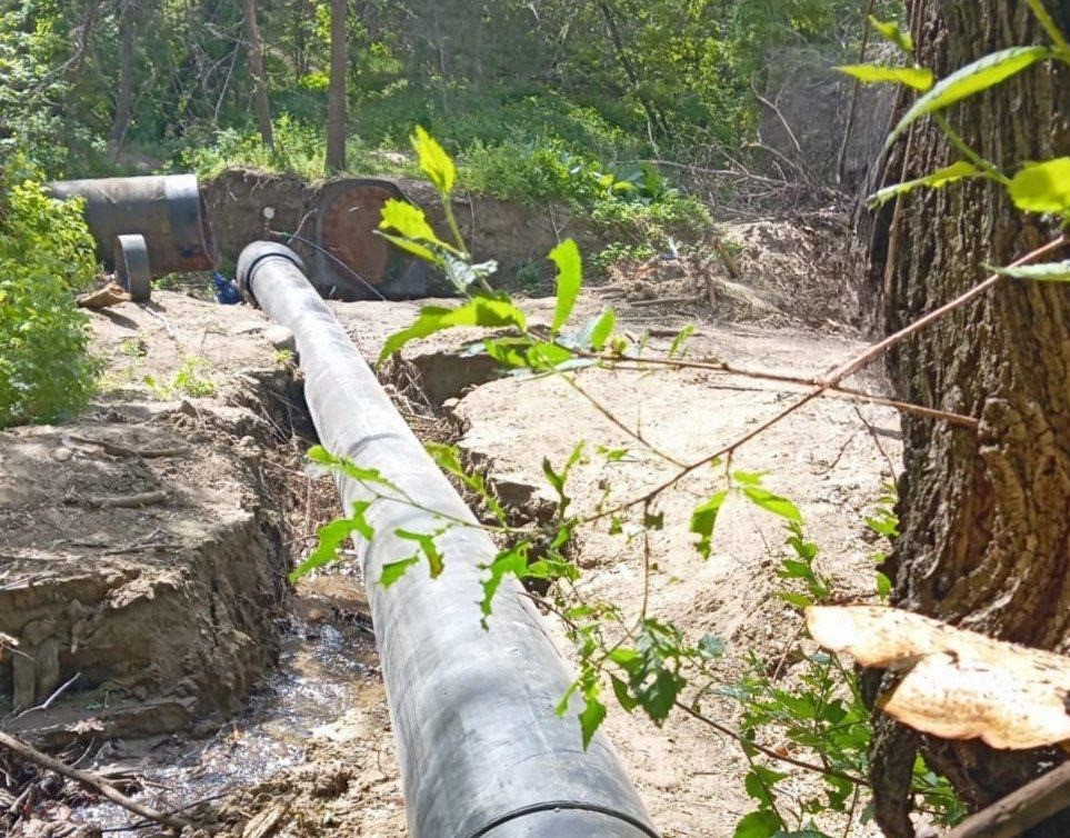 В Волгограде «Концессии водоснабжения» заменили 300-метровый участок водовода
